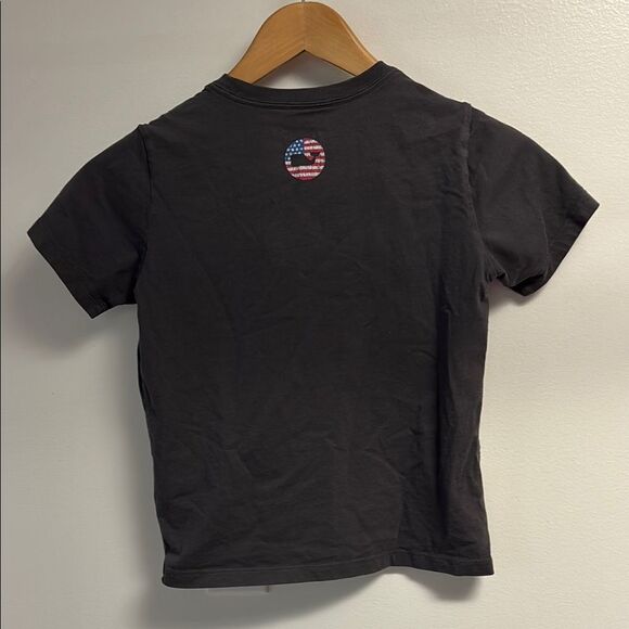 Vineyard Vines charcoal gray and American flag Short Sleeve Tee sz 7 - Picture 5 of 6